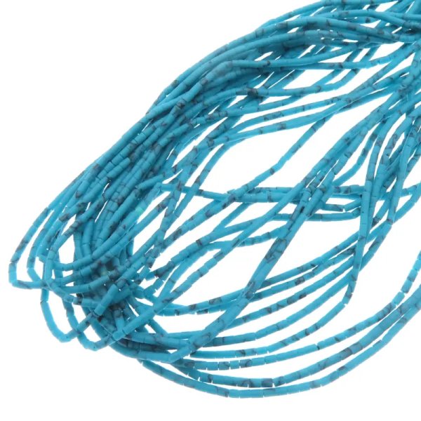 Turkus (howlit) walce 1x1 mm (sznur)