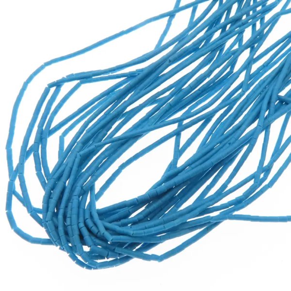 Turkus (howlit) walce 1x1 mm (sznur)