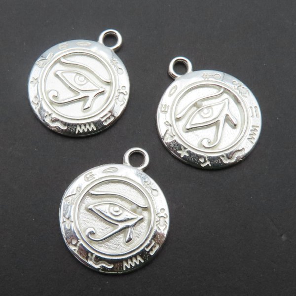 Srebro Ag - zawieszka oko Horusa 15mm