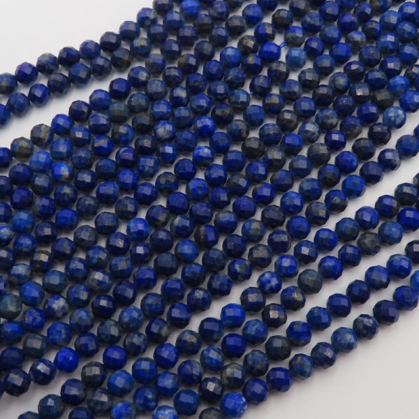 Lapis Lazuli kulka fasetowana 5 mm (sznur)