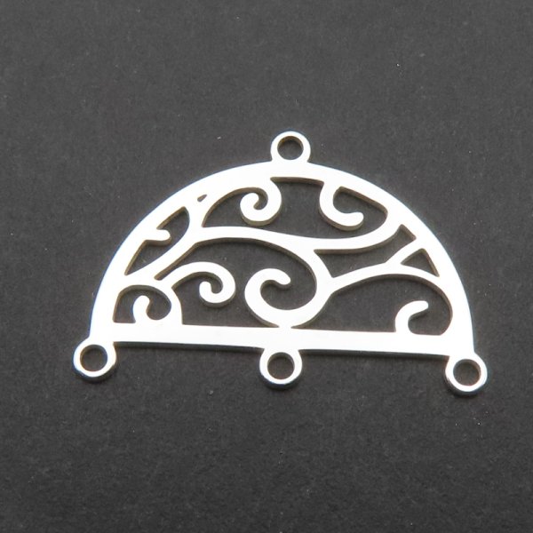 Srebro Ag - element ozdobny 20x13,8mm