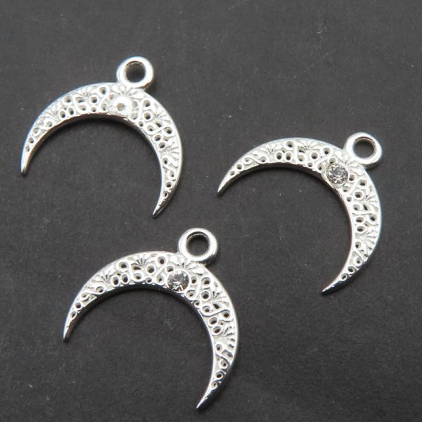 Srebro Ag - zawieszka Róg obfitości 12x12 mm