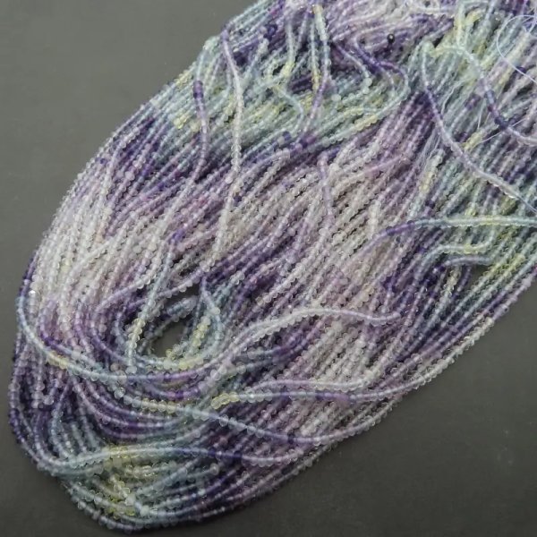 Fluoryt fasetowane oponki 2x3 mm (sznur)