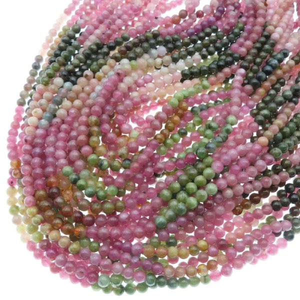 Turmalin Kolorowy - kulki 4,5 mm (sznur)