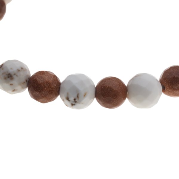 Piasek Pustyni i Howlit - bransoleta na gumce