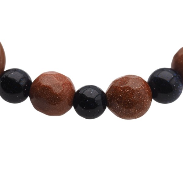 Piasek Pustyni i Noc Kairu - bransoleta na gumce