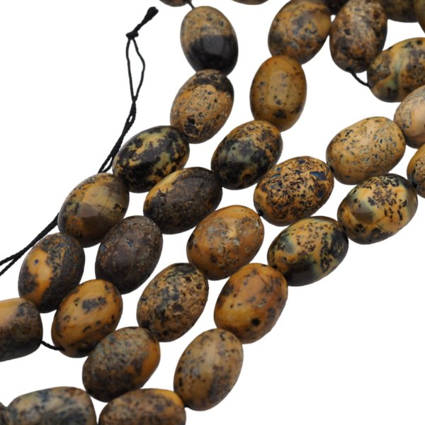 Bursztyn oliwka - Różaniec muzułmański