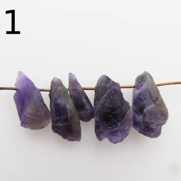 Ametyst surowy bryłki - nieregularne (sztuka)