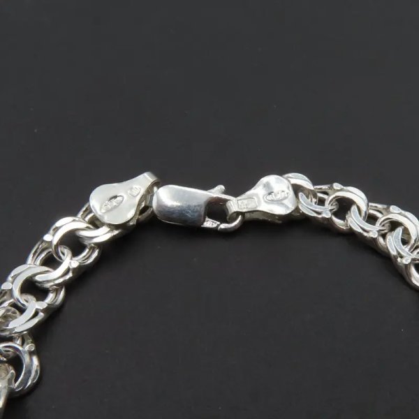 Bransoletka srebrna GARIBALDI 19,5 lub 20 cm