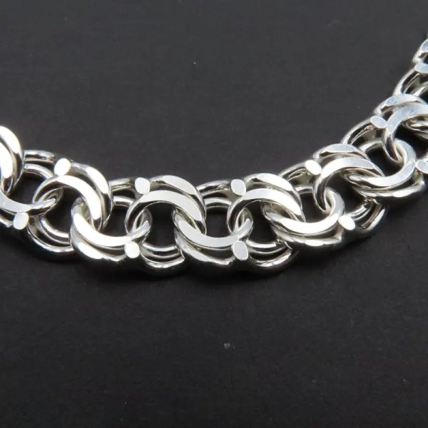 Bransoletka srebrna GARIBALDI 19,5 lub 20,5 cm