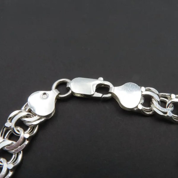 Bransoletka srebrna GARIBALDI 19,5 lub 20,5 cm