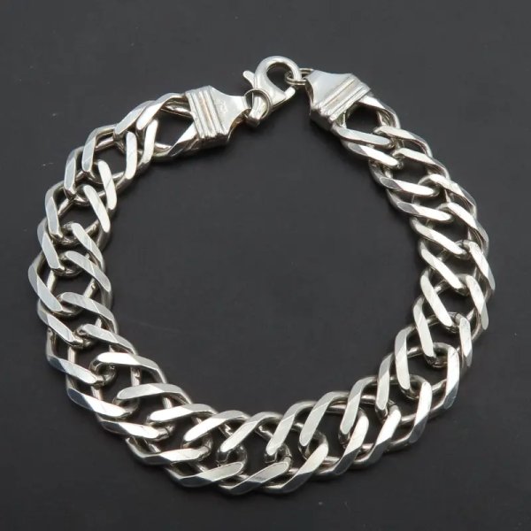 Bransoletka srebrna GARIBALDI 22,5 cm