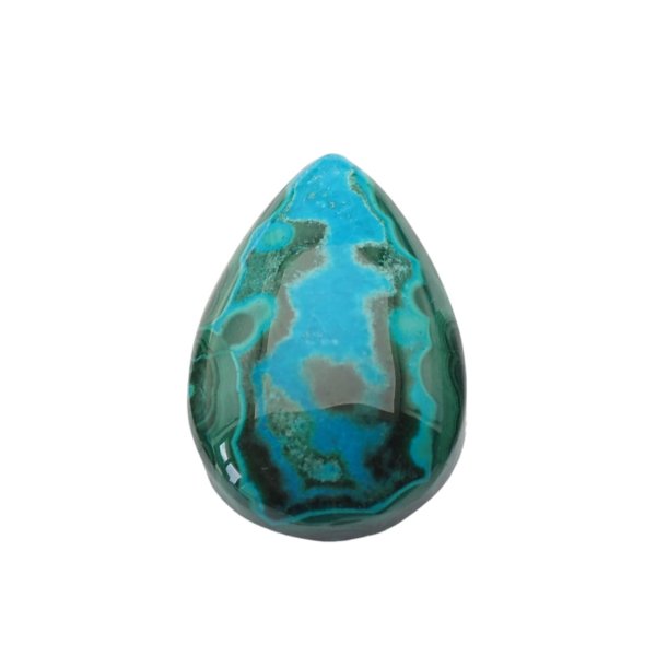 Malachit z Turkusem 21-22x14-16 mm łza (różne kamienie do wyboru)