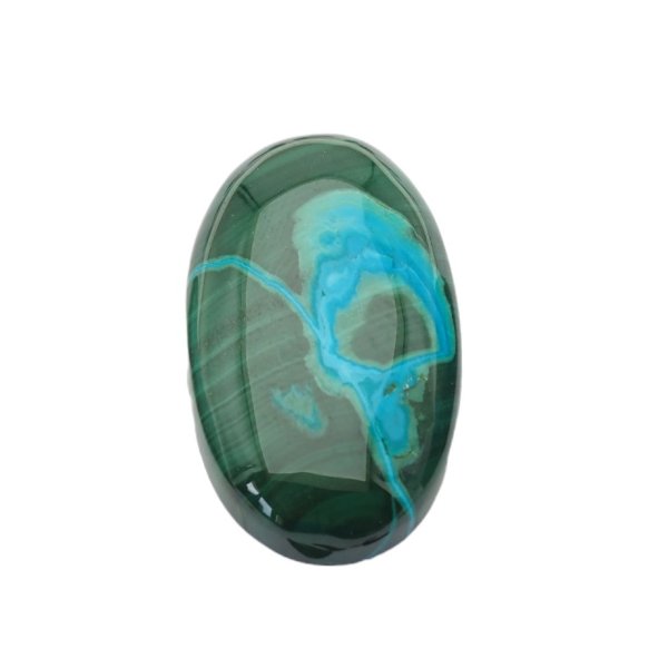 Malachit z Turkusem 24-31x15-21 mm owal (różne kamienie do wyboru)