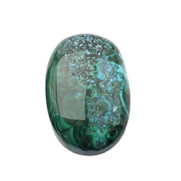 Malachit z Turkusem 30x20 mm owal