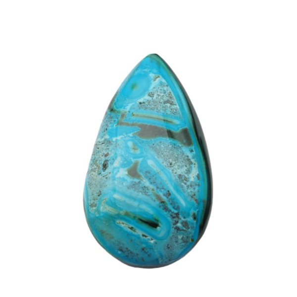 Malachit z Turkusem 29-32x18-22 mm łza (różne kamienie do wyboru)