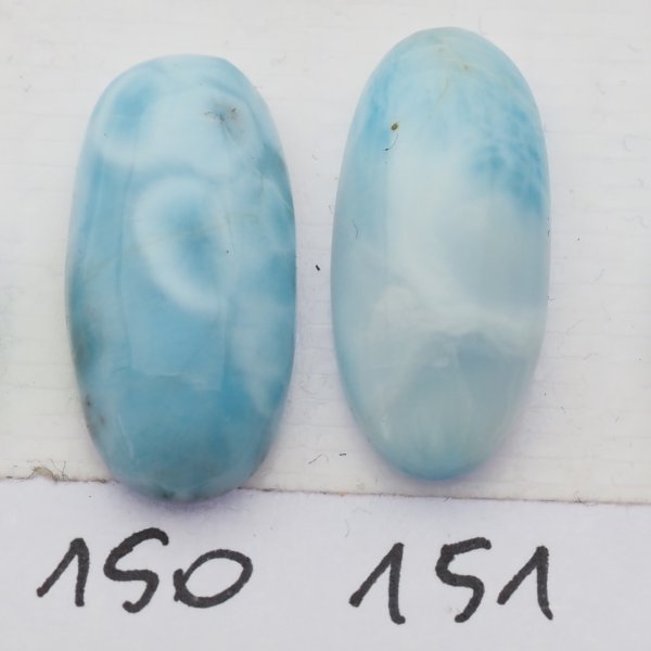 Larimar 18-26 x10-13 mm owal (różne kamienie do wyboru)
