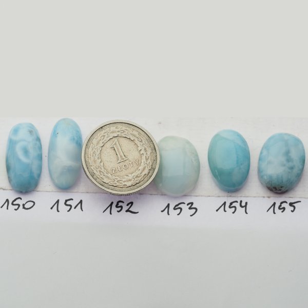 Larimar 18-26 x10-13 mm owal (różne kamienie do wyboru)