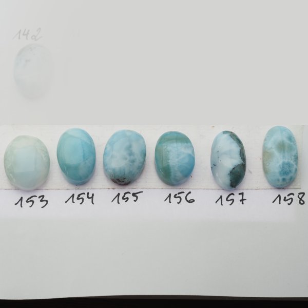 Larimar 18-26 x10-13 mm owal (różne kamienie do wyboru)