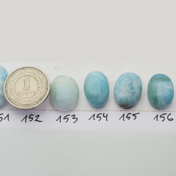 Larimar 18-26 x10-13 mm owal (różne kamienie do wyboru)