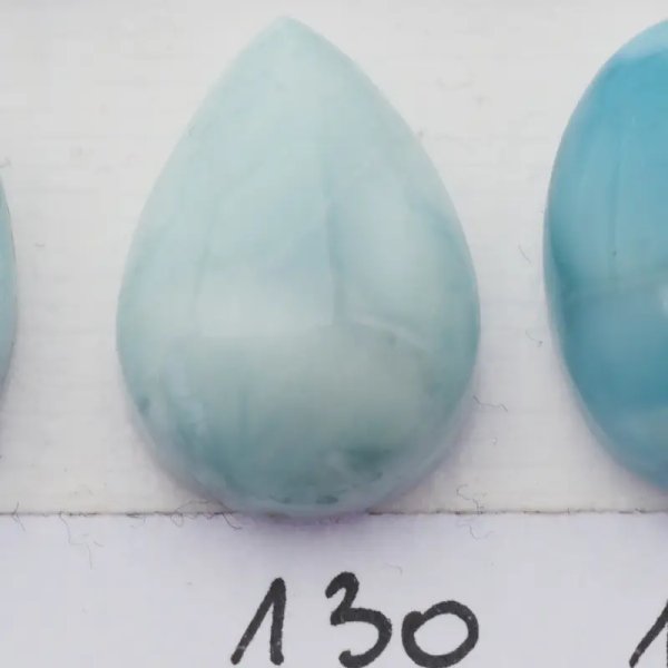 Larimar 20-22x15-16 mm łza (różne kamienie do wyboru)