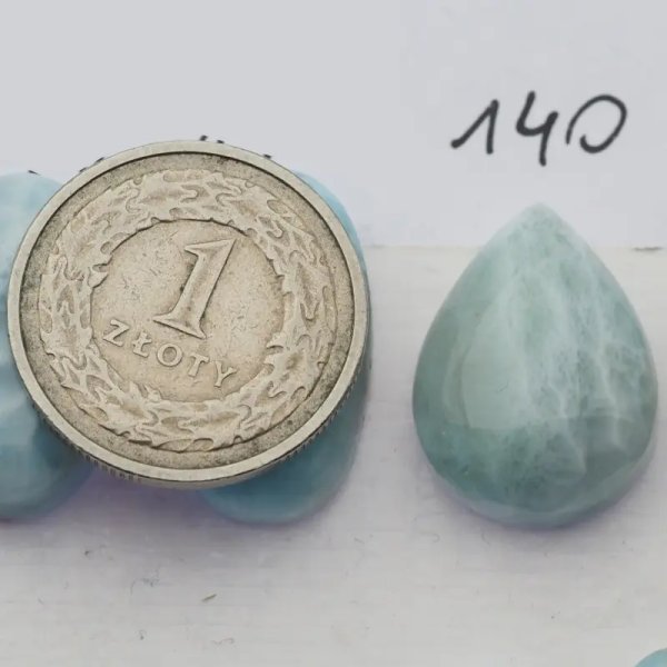 Larimar 20-22x15-16 mm łza (różne kamienie do wyboru)