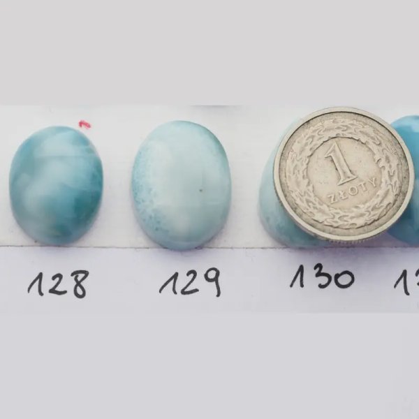 Larimar 20-24 x12-16 mm owal (różne kamienie do wyboru)