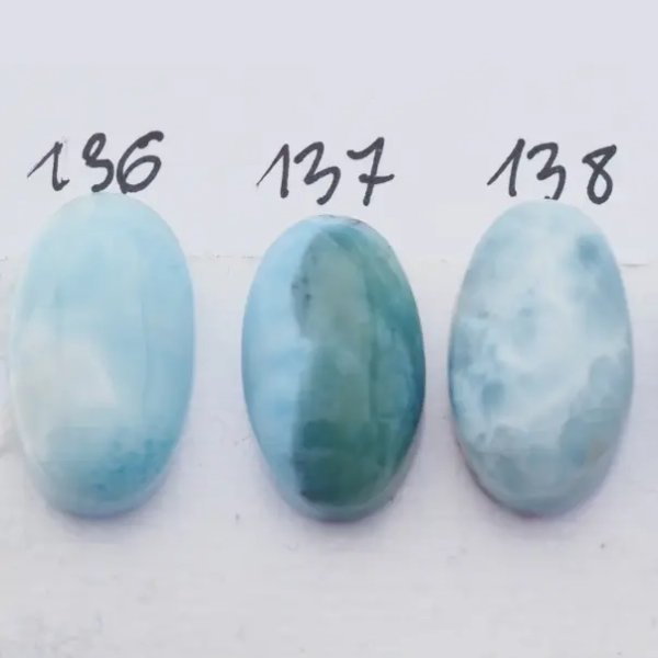 Larimar 20-24 x12-16 mm owal (różne kamienie do wyboru)