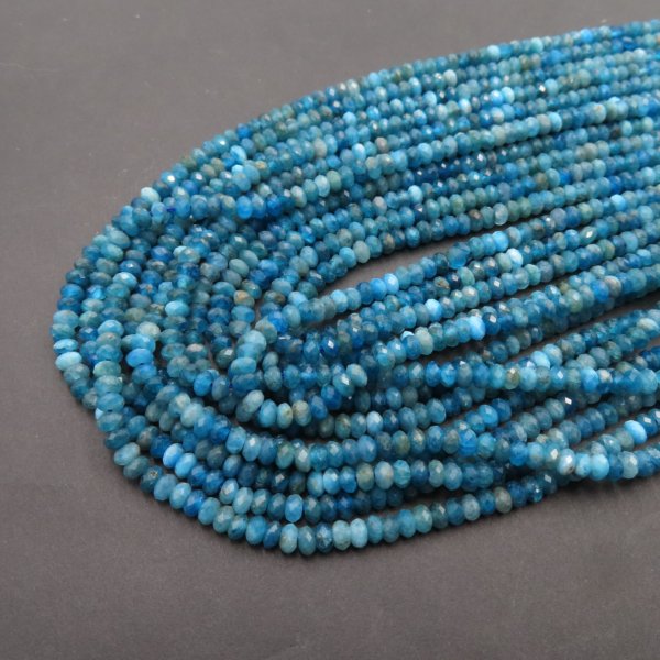 Apatyt Fasetowany oponka 3,5x2,5 mm (sznur)