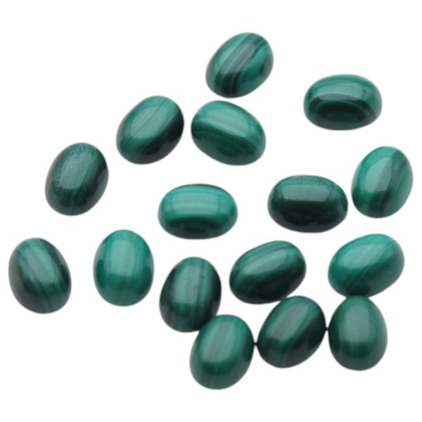 Malachit 6x8x3-4 mm (sztuka) owal