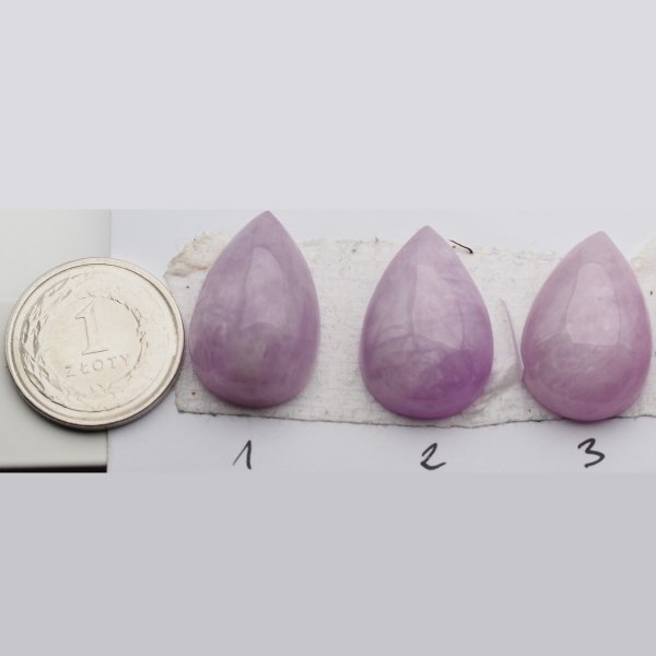 Kunzyt 23-27x14-17 mm owal (różne kamienie do wyboru)