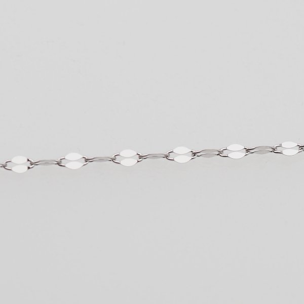 Łańcuszek - srebro rodowane 50cm