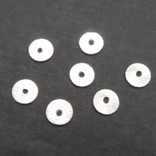 Srebro Ag - blaszka ozdobna 6 mm  