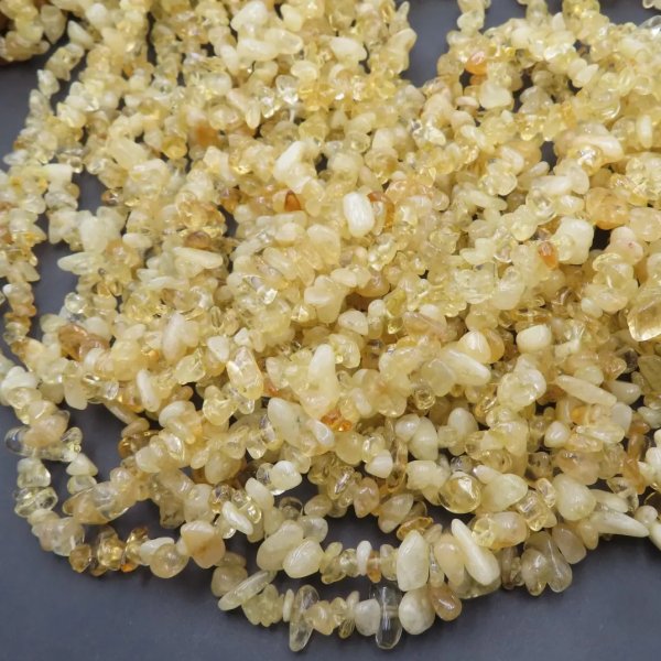 Cytryn (Lemon) polerowany - nieregularne 8x10-12 (sznur)