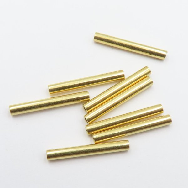 Srebro Ag złocone - przekładka rurka dystansowa 15 mm