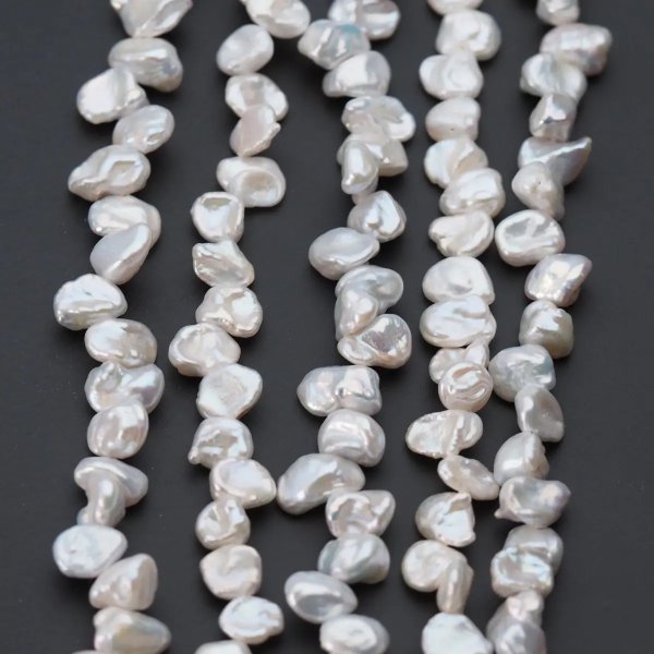 Perły Naturalne Hodowane białe 7-9 mm nr 337 (sznur)