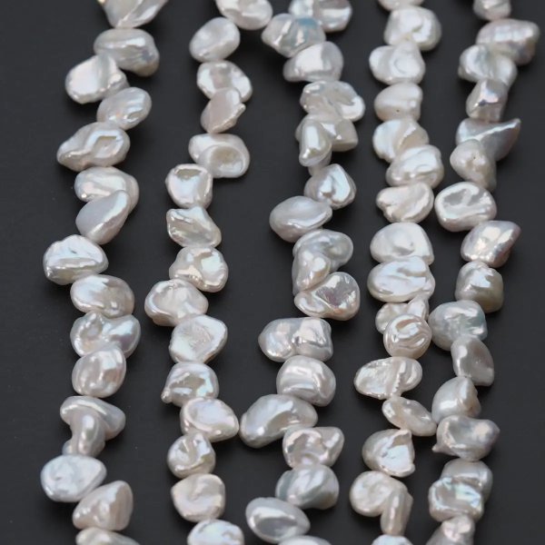 Perły Naturalne Hodowane białe 7-9 mm nr 337 (sznur)