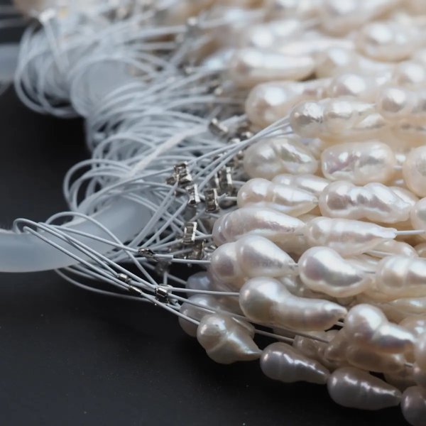 Perły Naturalne Hodowane białe 5-6 mm nr 356 (sznur)