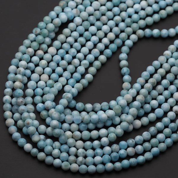 Larimar - kulki 5 mm (sznur)