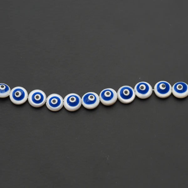 Muszla biała - oko proroka 8 mm (sztuka)