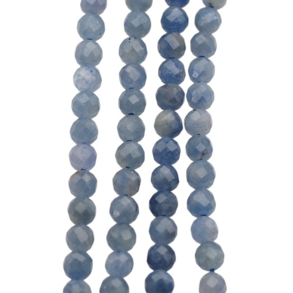 Szafir fasetowany kulki 4,6-4,8 mm (sznur)