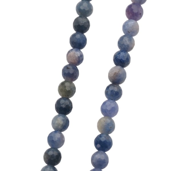 Szafir fasetowany - kulki 5,8 mm (sznur)