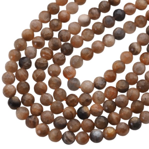 Kamień Słoneczny Fasetowany kula 8 mm(sznur)