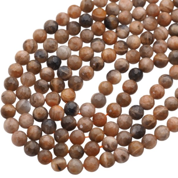 Kamień Słoneczny Fasetowany kula 10 mm (sznur)
