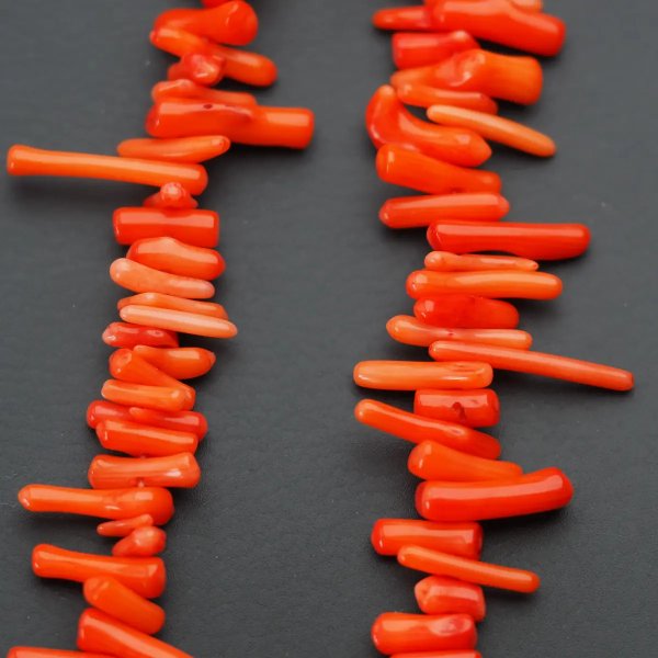 Koral pomarańczowy patyczki (sznur)