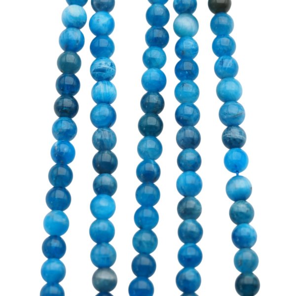 Apatyt polerowana kulka 6-6,5 mm (sznur)