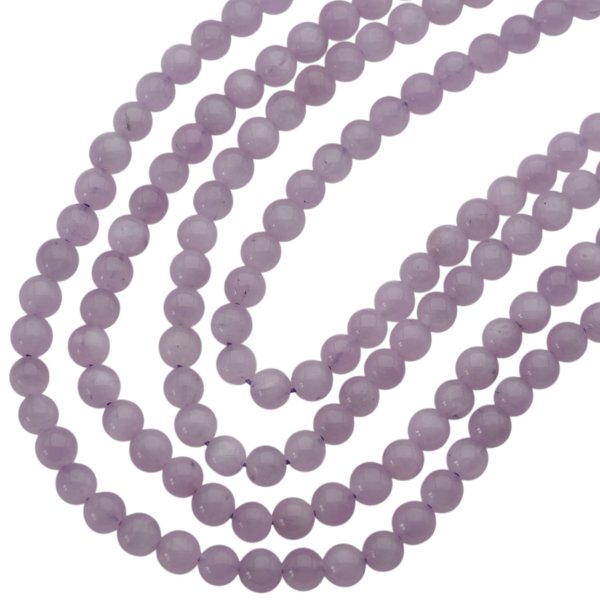 Kunzyt kula polerowana 5,6-5,9 mm (sznur)