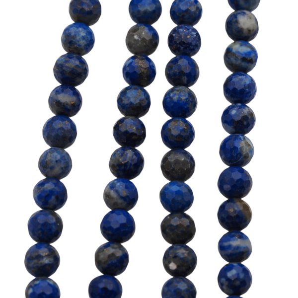 Lapis Lazuli kulka fasetowana 7,5 mm (sznur)
