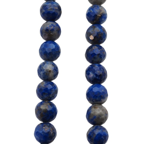 Lapis Lazuli kulka fasetowana 7,5 mm (sznur)