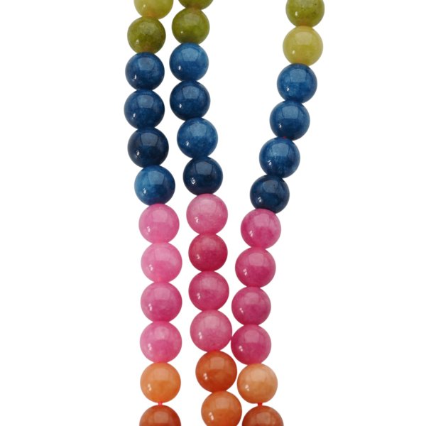 Mix Jadeitów kulki 8-8,5 mm (sznur)